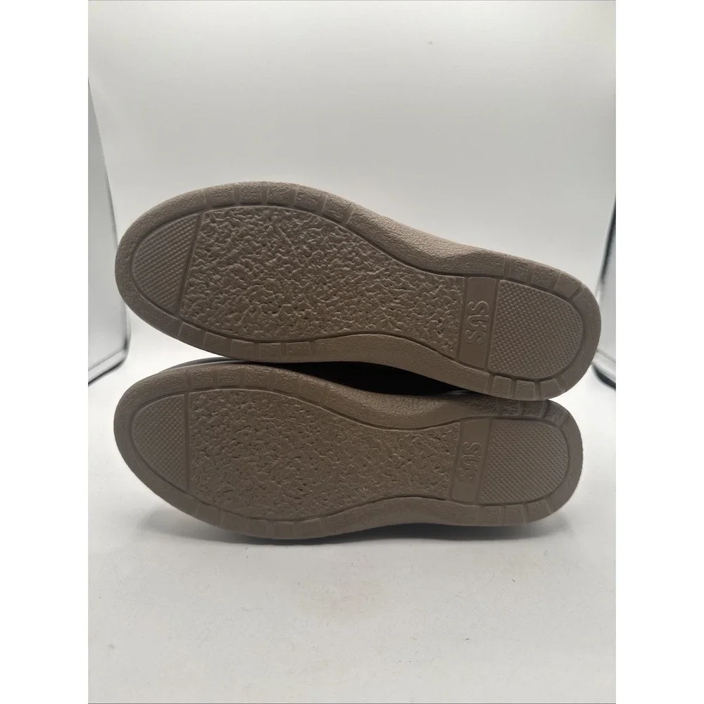 SAS Womens Me Too Mocha Tan Brown Size 4.5 Shoes Made In USA NEW Leather Slip On